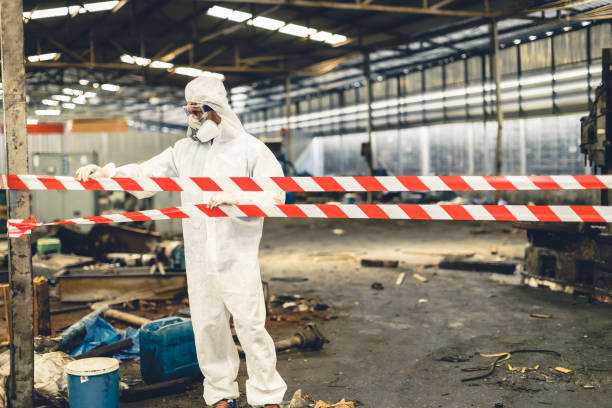 Professional Biohazard technician working in Atlantic Beach, NY